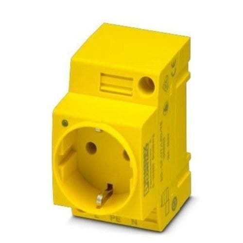 PHOENIX CONTACT - Toma de corriente EO-CF/UT/LED/YE amarillo
