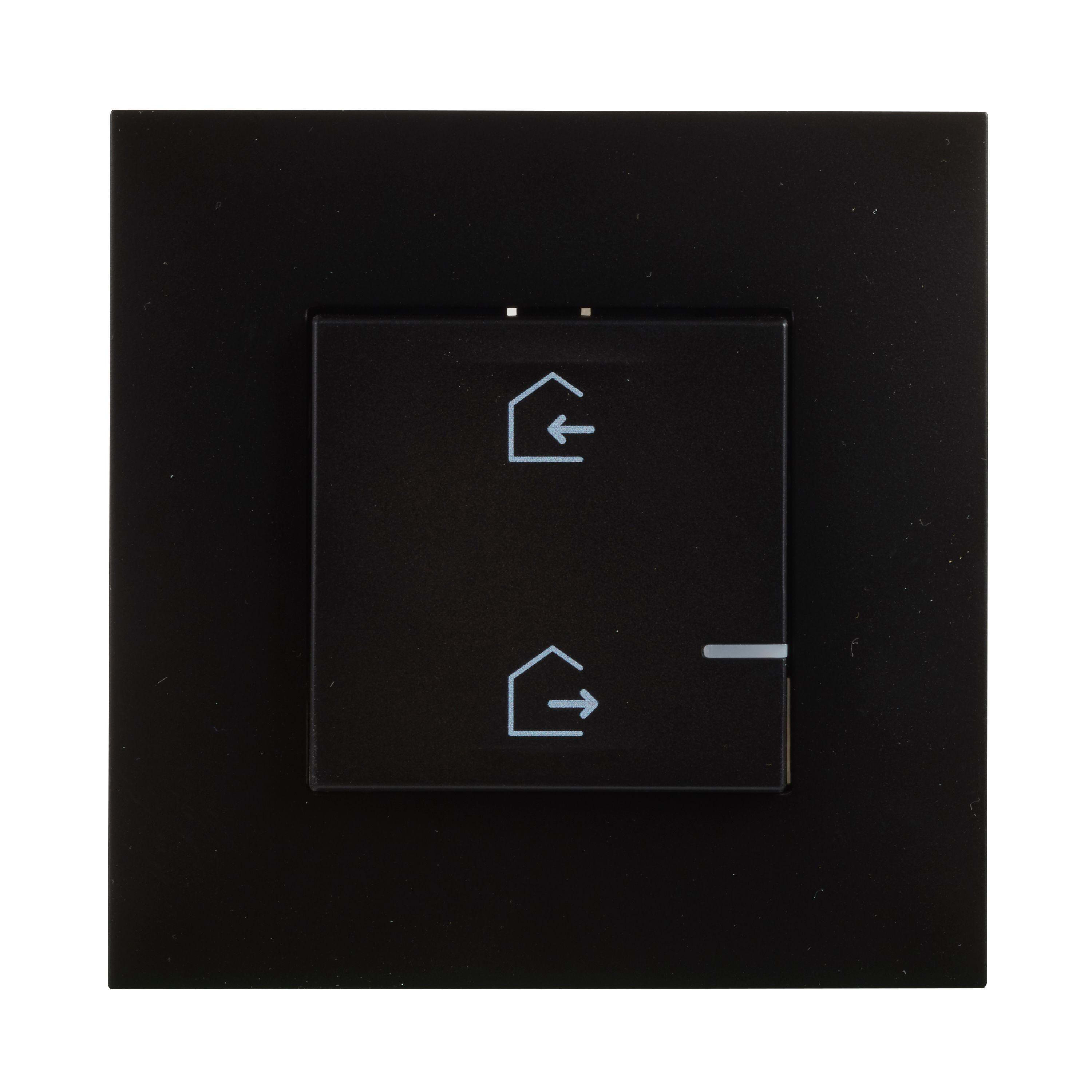 LEGRAND - Interruptor general Entrar/Salir inalámbrico Valena Next with Netatmo - Dark