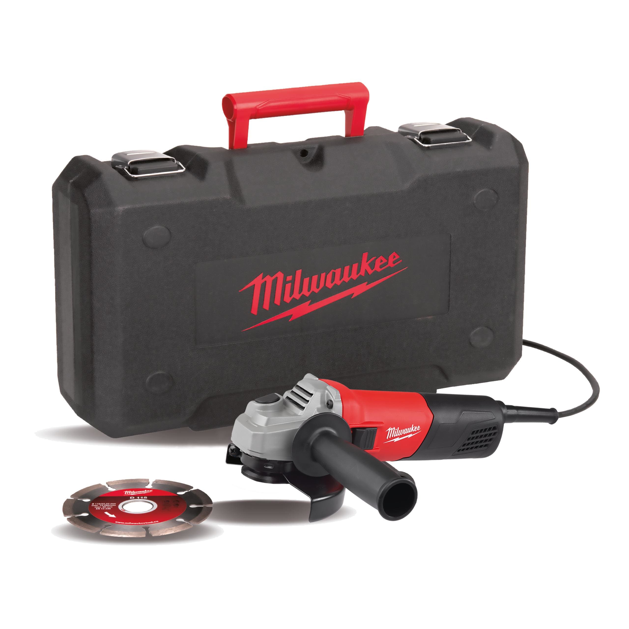 MILWAUKEE - AMOLADORA 800W AG800-115 EDSET