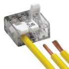 FLEXAQUICK - Conector universal 3P en poliamida y la parte transparente en policarbonato.