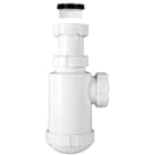 RIUVERT - Sifón botella R-13 racor salida horizontal 1.1/4"