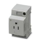 PHOENIX CONTACT - TOMA DE CORRIENTE EO-AB/UT/LED/15 GRIS
