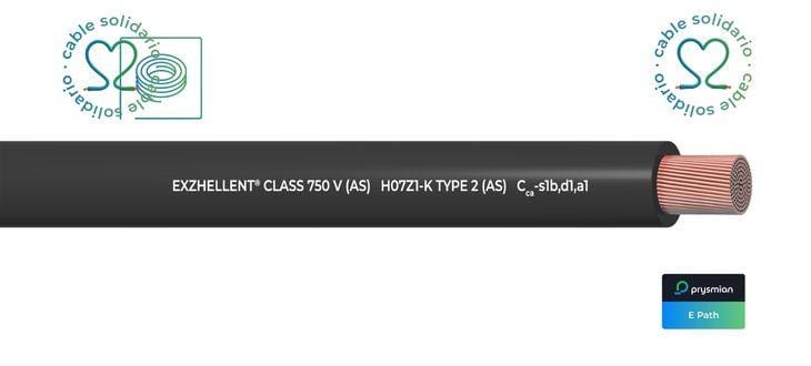 GENERAL CABLE - Cable EXZHELLENT Class 750V AS H07Z1-K 1x16 negro (Caja)
