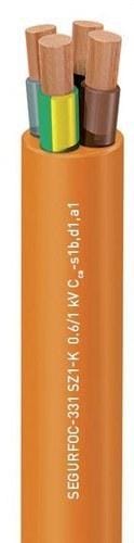 GENERAL CABLE - Cable 1kV 4G2,5 SEGURFOC-331 SZ1-K (AS + ) / RZ1 Mica (AS + ) naranja
