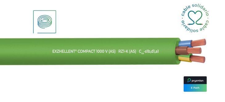 GENERAL CABLE - Cable Exzhellent Compact 1kV RZ1-K 3G2,5 verde R100