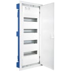 SOLERA - Caja de distribucion de empotrar en tabique hueco de 56 elementos 362x778x88mm marco y puerta metálicos color blanco