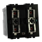 BTICINO - Actuador/control Livinglight con 2 relés independientes y neutro, 2 módulos