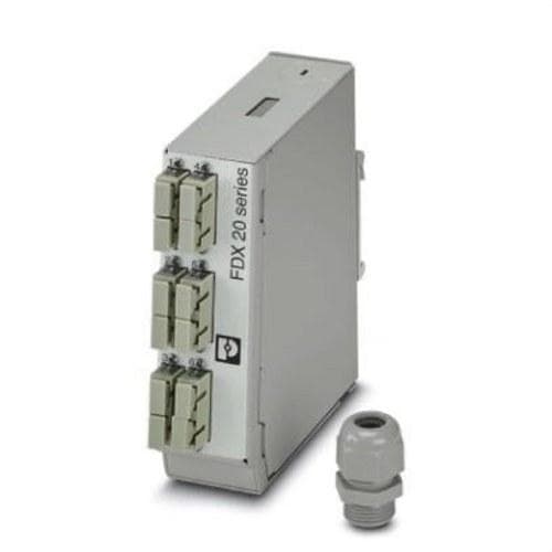 PHOENIX CONTACT - Caja de empalme para carril sin pigtails para 6x SC-Duplex