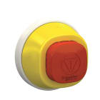 Schneider Electric - Cabeza XB5 para pulsador de parada de emergencia luminoso GPD PUSH cuadrado 24V LED blanco / rojo