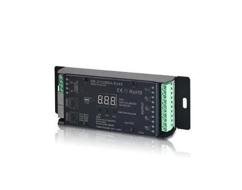TSL - Decodificador DMX 4 canales (Puertos RJ45)