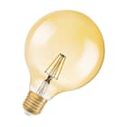 OSRAM - VINTAGE 1906 LED CL GLOBE125  FIL GOLD 36 NON-DIM  4,5W/825 E27 420 LM 15000 H