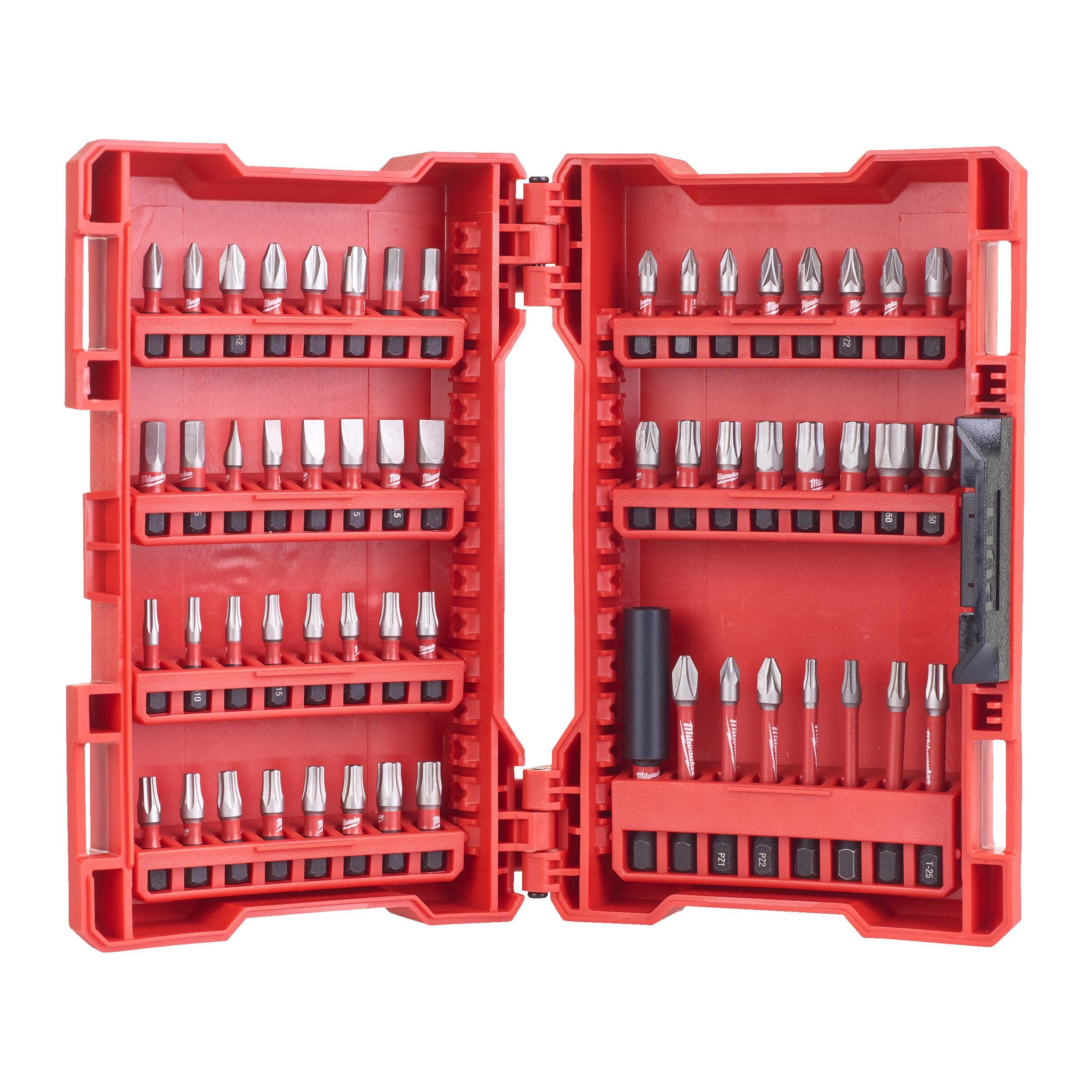 MILWAUKEE - EXP.CON 6 ESTUCHES 56 PUNTAS SHOCKWAVE