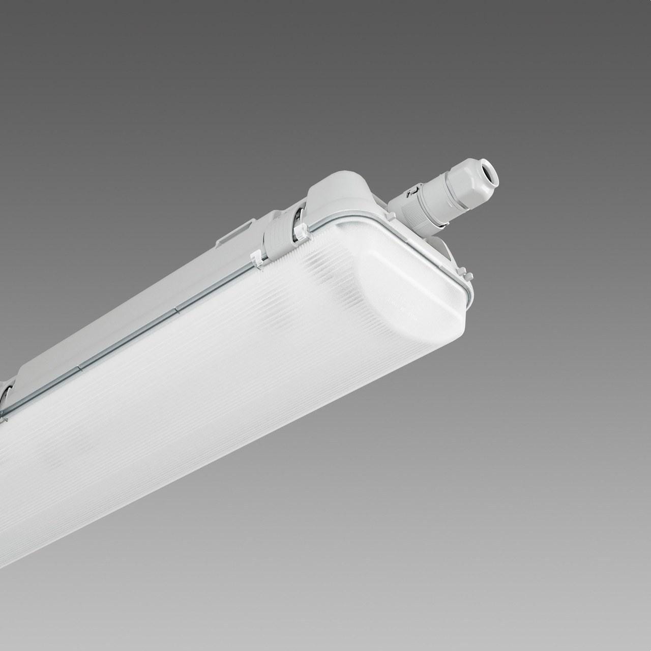 DISANO - Luminaria estanca 927 ECHO LED 50W CLD CELL gris RADAR SENSOR