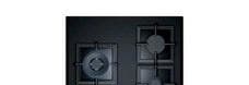 BALAY - Placa gas 3ETG663HN 60cm cristal templado negro