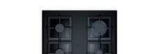 BALAY - Placa gas 3ETG664HB 60cm cristal templado negro