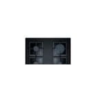 BALAY - Placa gas 3ETG664HB 60cm cristal templado negro