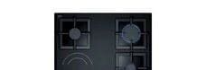 BALAY - Placa gas mixta 3ETG667HB 60cm cristal negro