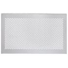 ZEHNDER - Rejilla simple metálica rectangular CLD modelo Venezia blanca