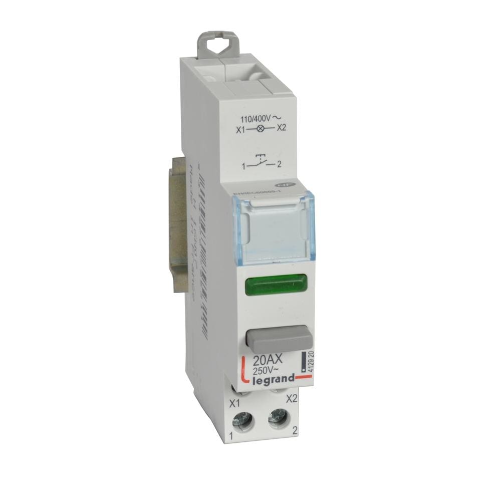 LEGRAND - Pulsador 20A -250 V~ NA + NC