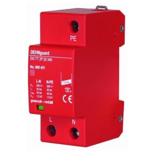 DEHN - Descargador de sobretensiones modular Dehnguard TT 2P 20 Compact