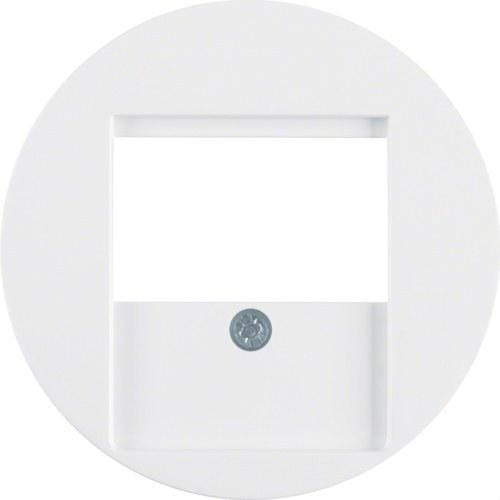 HAGER - Tapa cargador USB R1/R3 blanco polar brillo