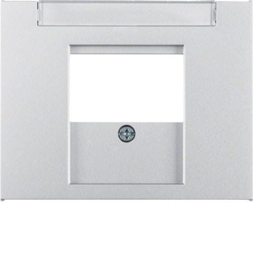 HAGER - Tapa toma USB carga K.1/K.5 aluminio