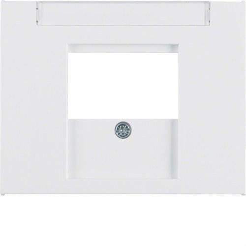 HAGER - Tapa toma USB carga K.1/K.5 blanco polar