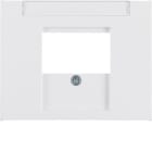 HAGER - Tapa toma USB carga K.1/K.5 blanco polar