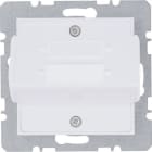 HAGER - Soporte para fibra óptica DUPLEX-SC LUMINA2 blanco polar