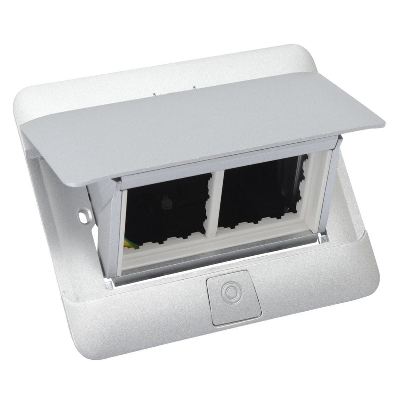 LEGRAND - Caja pop-up mobiliario para equipar - 4 módulos - acabado aluminio