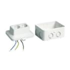 MMCONECTA - Kit caja con 1 enchufe doble schuko con obturador de seguridad