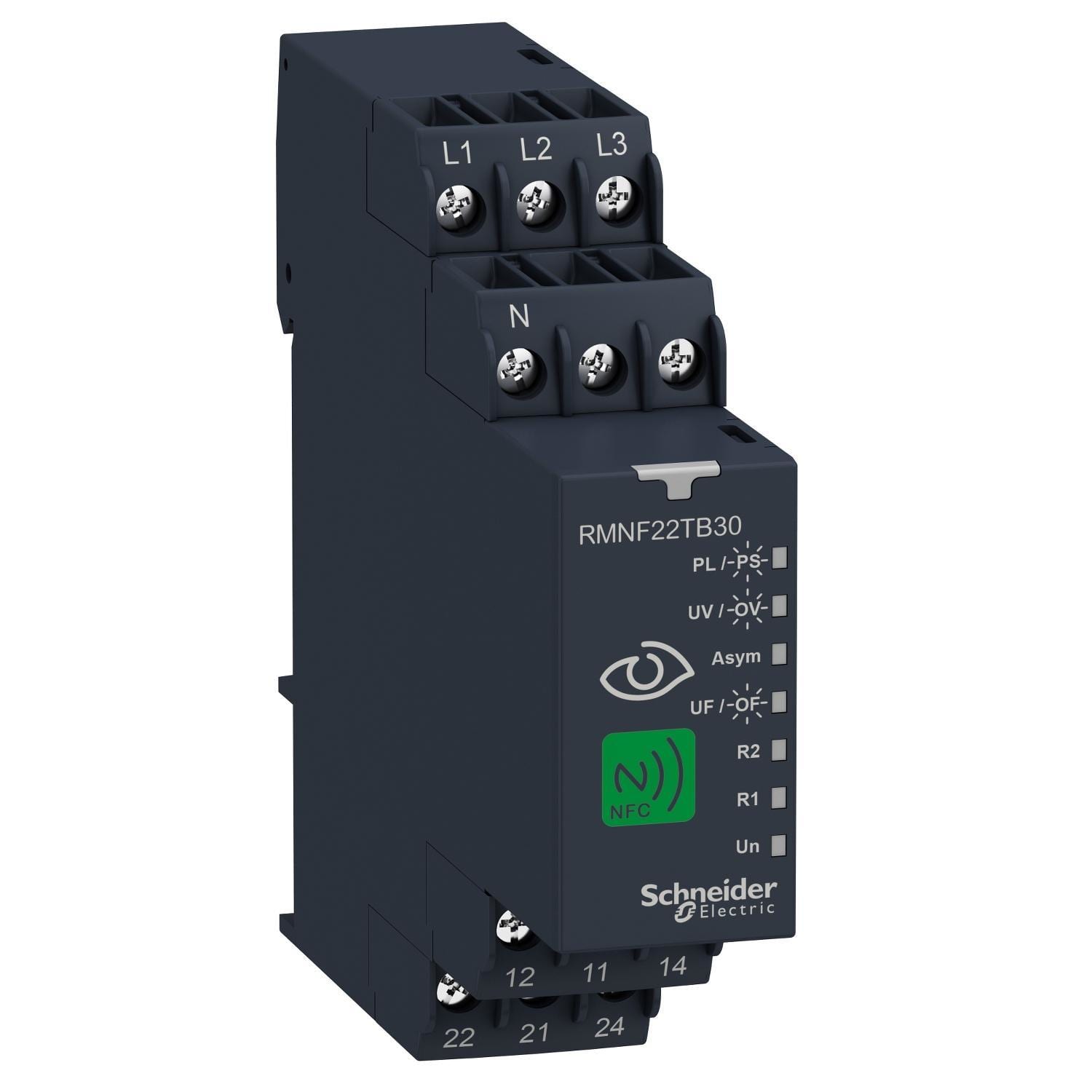 Schneider Electric - Rele control nfc monitaje multifase 3fases