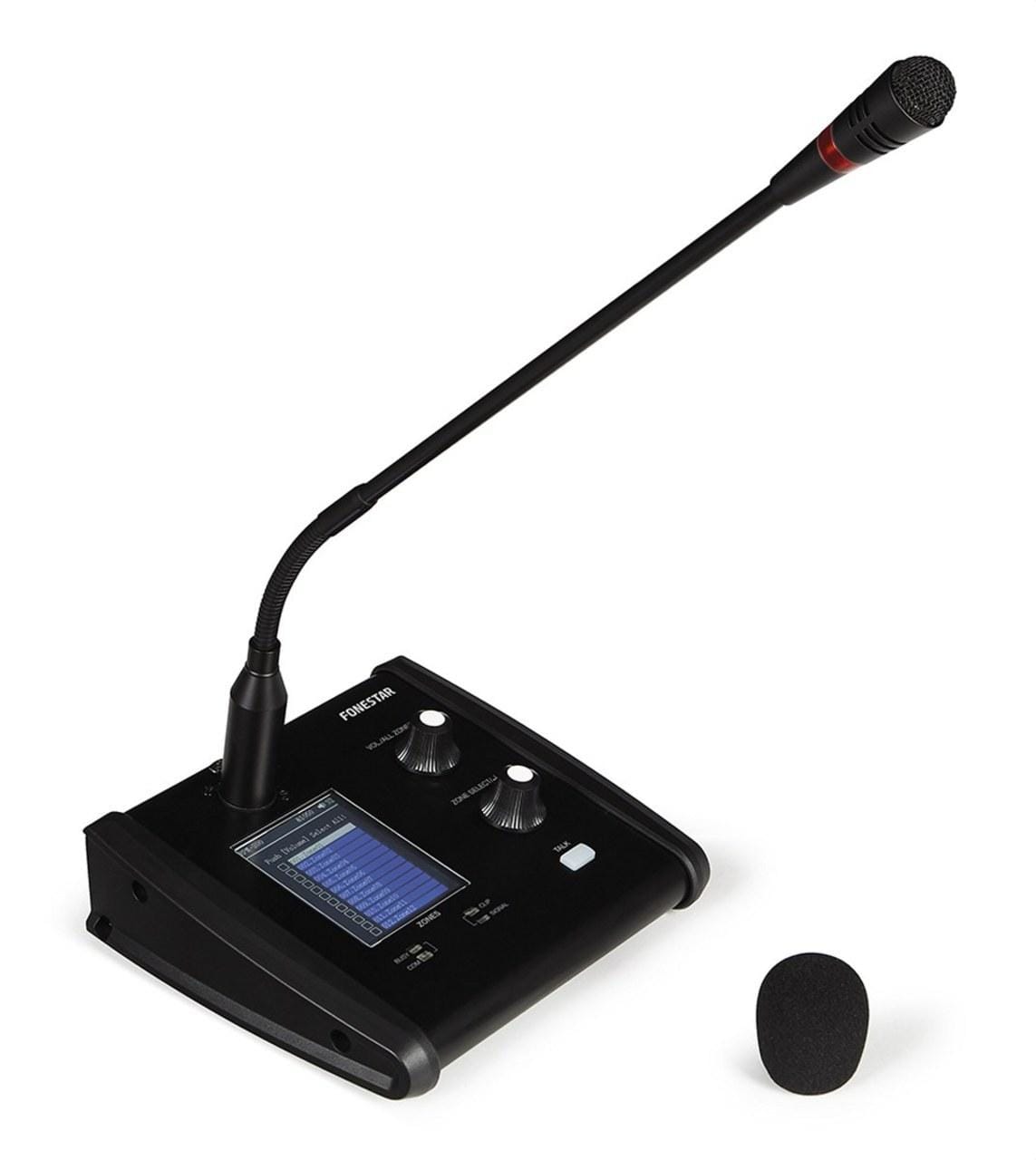 FONESTAR - Micrófono llamada con selector de zonas