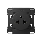 SIMON - Base de enchufe SIMON 100 euroamericana SIMON 100 negro
