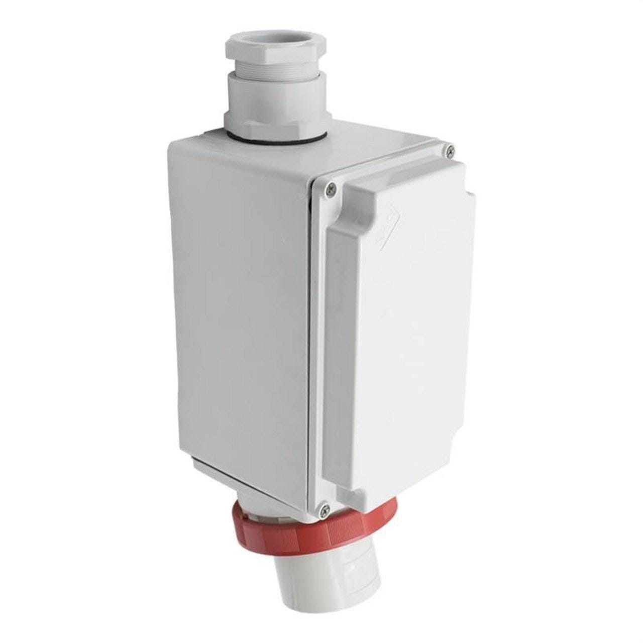 ILME - Base mural M 32A 3P + TT 380-415V IP67 6 horas rojo