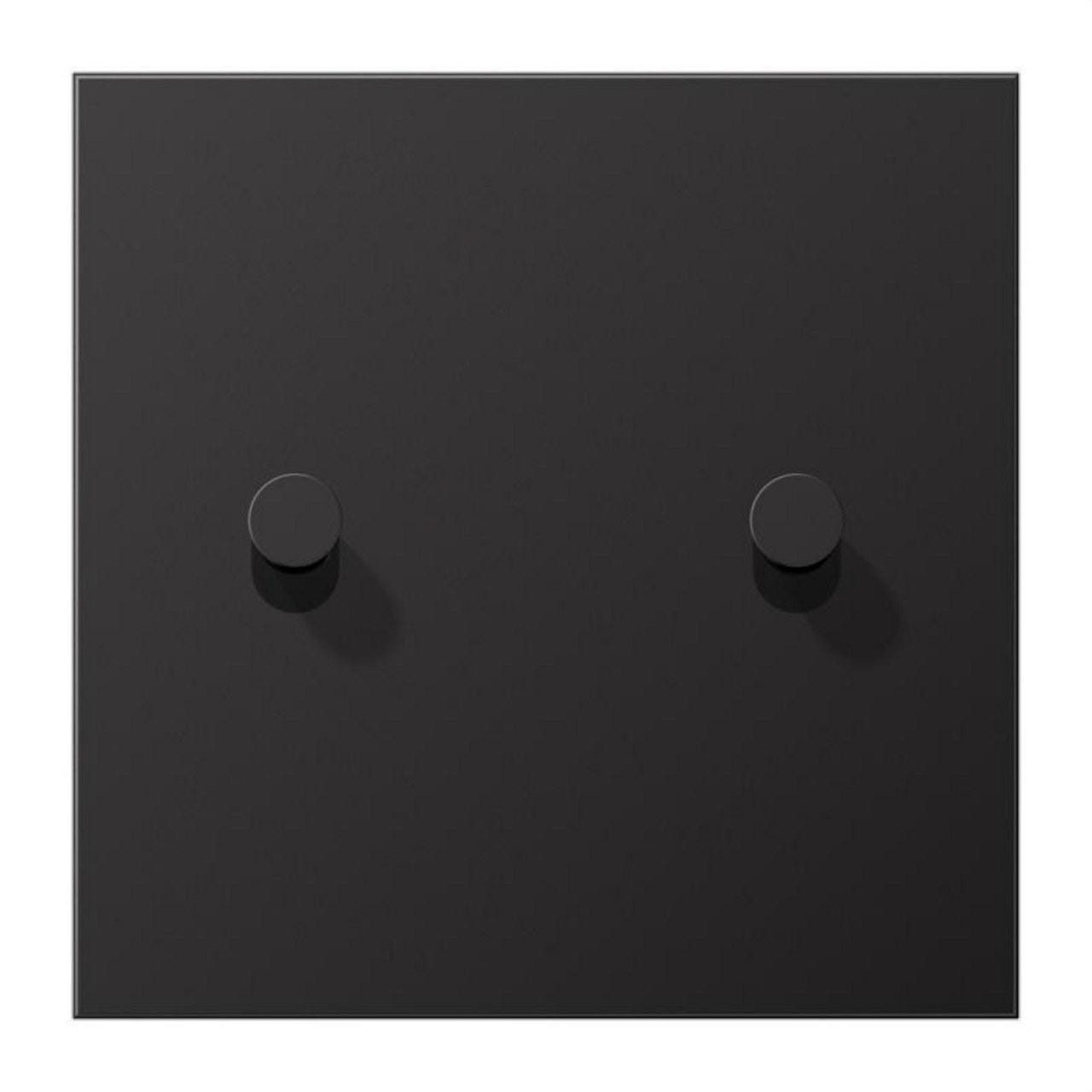 JUNG - Placa con 2 palancas conicas 1 mecanismo dark LS1912