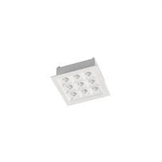 LEDS-C4 - Empotrable de techo 90-6699-14-14 BENTO 9xLED 18,3 blanco negro
