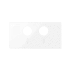 SIMON - Tapa SIMON 100 para toma R-TV+SAT blanco brillante