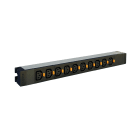 LEGRAND - PDU 1-U 19" con 10 bases C13, bornes de conexión 6mm