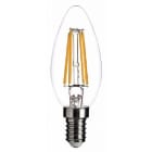 Sin Marca - METALARC LAMP.VELA. 4W E14 230V FILAMENTO