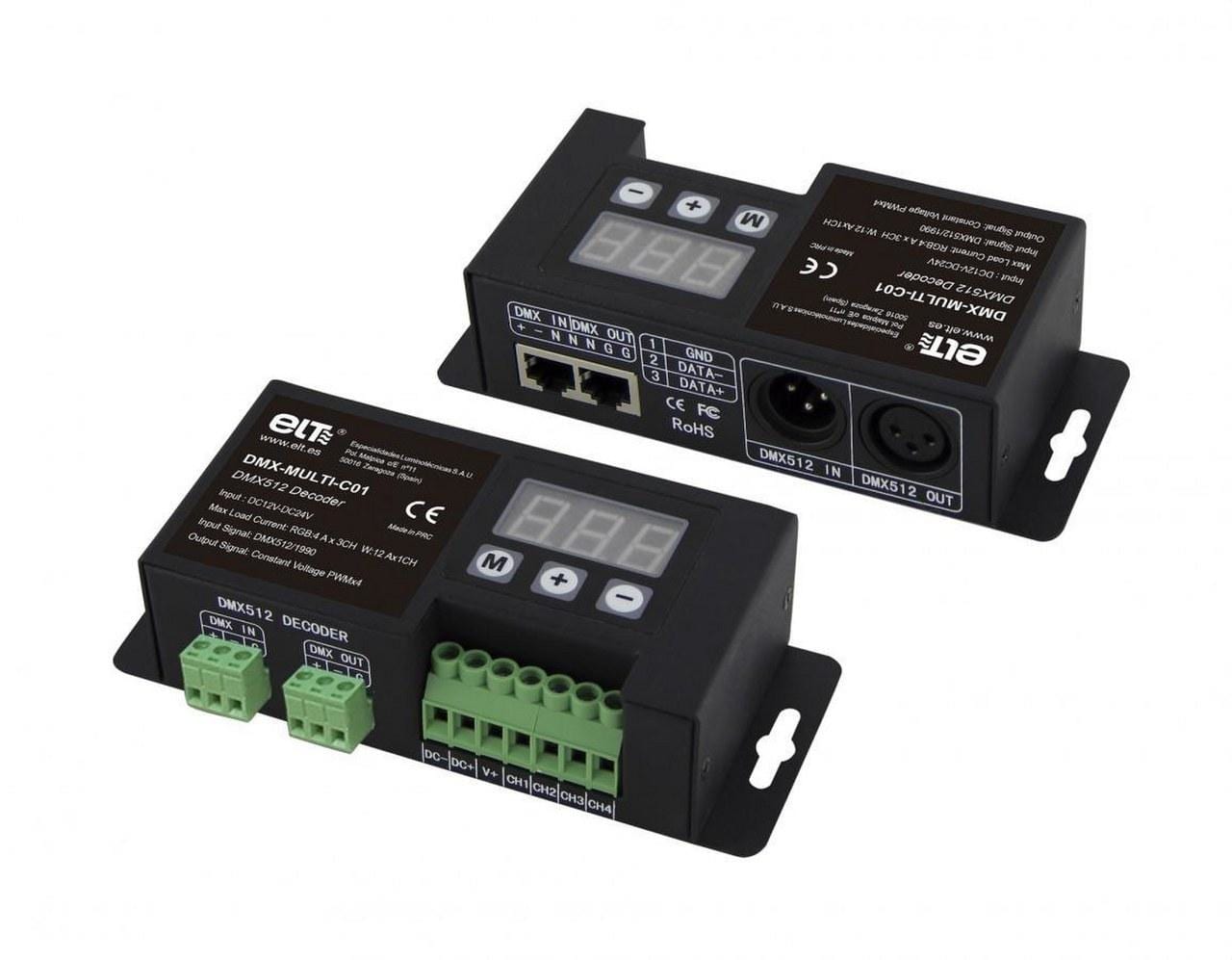 ELT - Decodificador DMX512 DMX-MULTI-C01