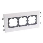 LEGRAND - Soporte universal para tapa de 130mm sólo en posición horizontal. 3 módulos