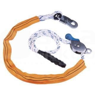 DELTA PLUS - Cuerda posicionamiento regulable tensor inoxidable 4m+AM010