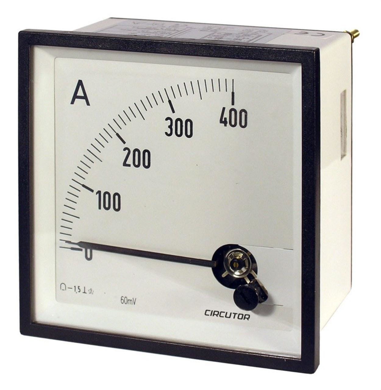 CIRCUTOR - Amperímetro con 2 relés CBC 96 ...A/60mV