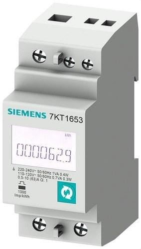SIEMENS - Aparato de medida Sentron, 7KT PAC1600, LCD, L-N: 230V, 65A, Modbus RTU/ASCII, energía aparente