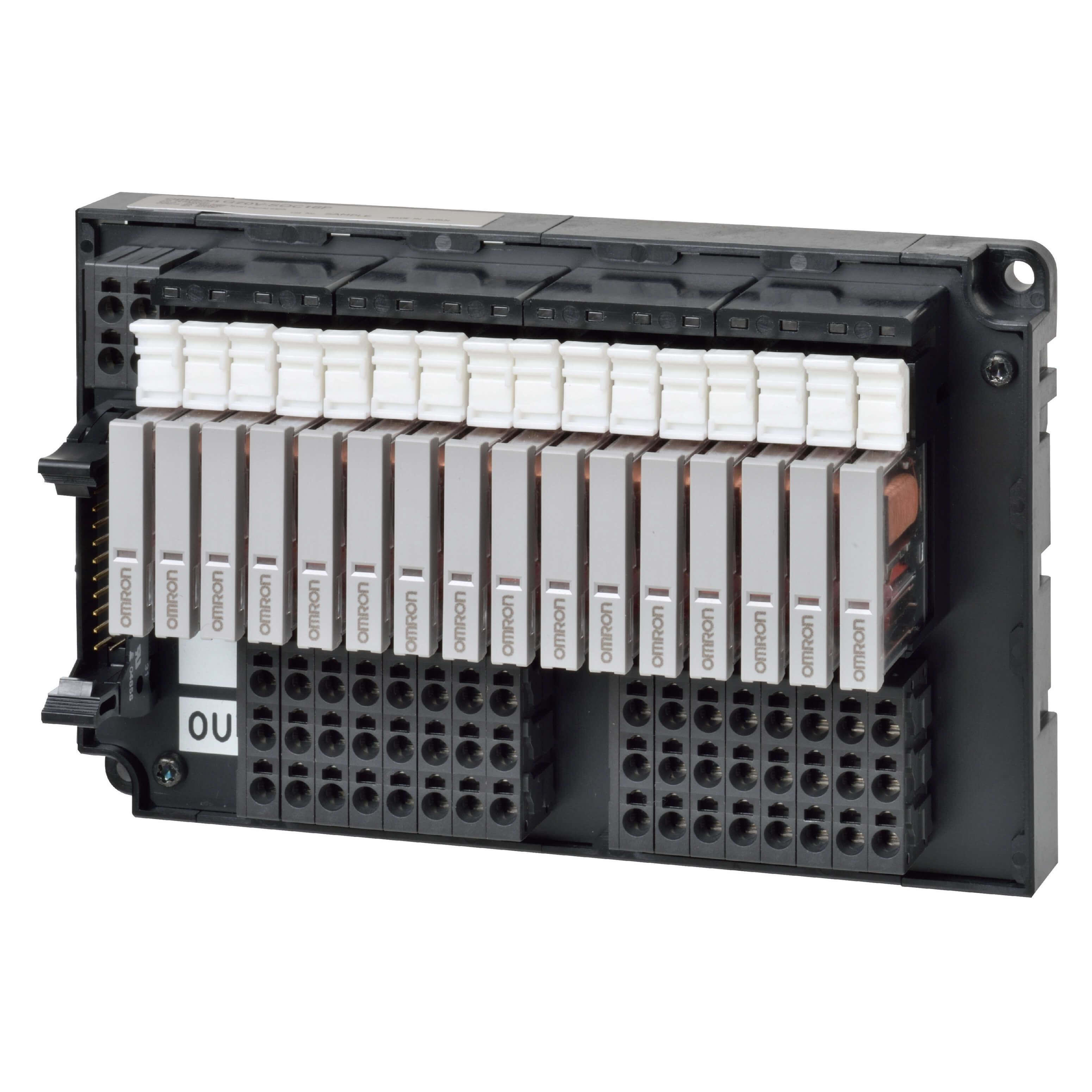 OMRON - Bloque 16 relés G2RV salida PLC PNP Push-in+