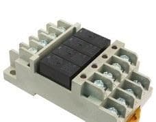 OMRON - Base + 4 relés G6B G6B-4BND 24V DC