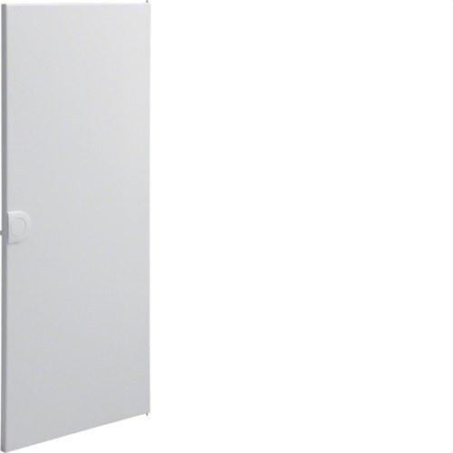 HAGER - Puerta opaca metálica para caja VU/VH 4 filas 48 módulos RAL 9010