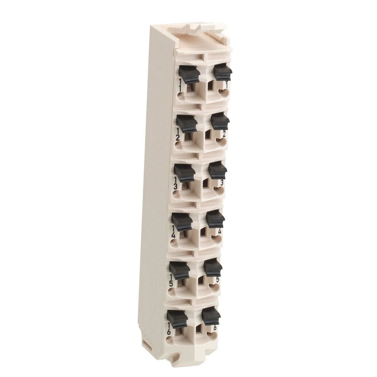 Schneider Electric - Terminal BLOCK 16 pines 24V DC blanco