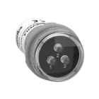 Schneider Electric - Indicador voltaje con 3 fases y 3 LEDS 400V AC blanco